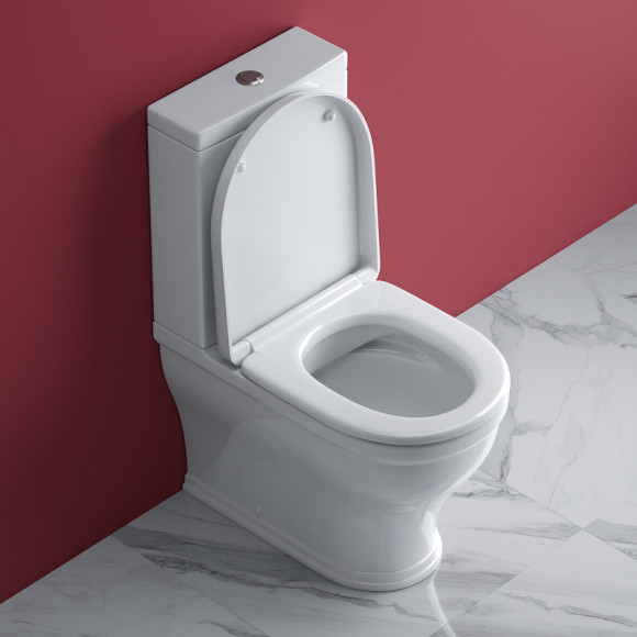 Унитаз компакт Cezares Giubileo CZR-165-CPR/CZR-6045-SC с бачком с сиденьем Микролифт Унитаз компакт Cezares Giubileo CZR-165-CPR/CZR-6045-SC с бачком с сиденьем Микролифт