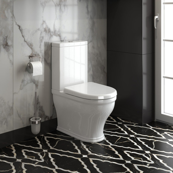 Унитаз компакт Cezares Giubileo CZR-165-CPR/CZR-6045-SC с бачком с сиденьем Микролифт Унитаз компакт Cezares Giubileo CZR-165-CPR/CZR-6045-SC с бачком с сиденьем Микролифт