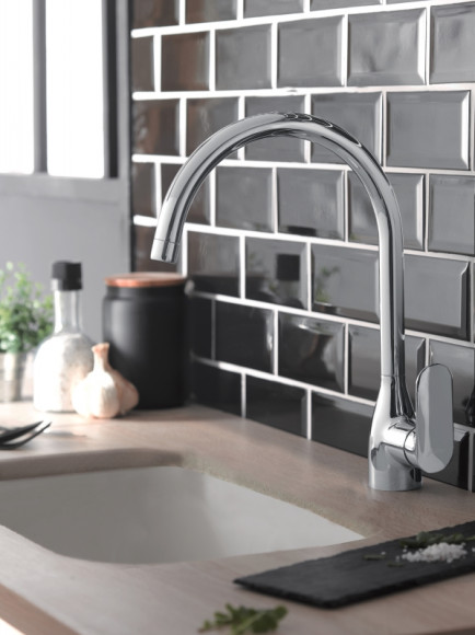 Смеситель для кухни Jacob Delafon Kumin E99477-CP Хром