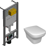 Комплект унитаза с инсталляцией Jacob Delafon Vox E21772RU-00 с сиденьем Микролифт без клавиши смыва Комплект унитаза с инсталляцией Jacob Delafon Vox E21772RU-00 с сиденьем Микролифт без клавиши смыва