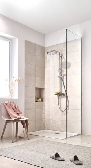 Душевая система Grohe Tempesta Cosmopolitan 26670000 с термостатом Хром