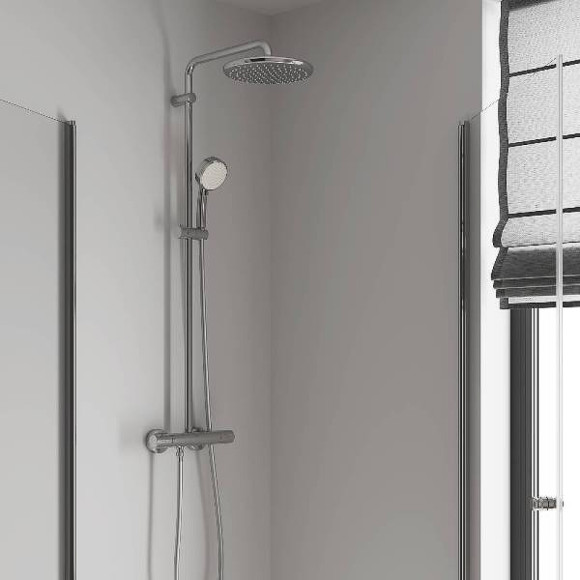 Душевая система Grohe Tempesta Cosmopolitan 26670000 с термостатом Хром