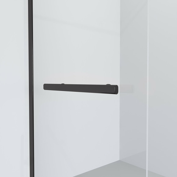 Душевая перегородка Niagara Nova 120 NG-681-12BLACK профиль Черный стекло прозрачное