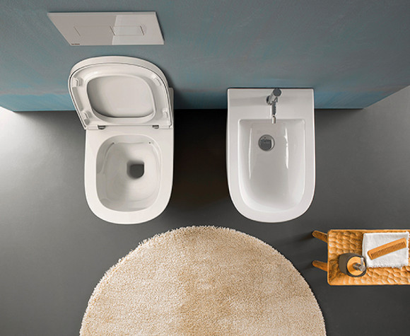 Унитаз Globo Stockholm LAS04.BI подвесной без сиденья Унитаз Globo Stockholm LAS04.BI подвесной без сиденья