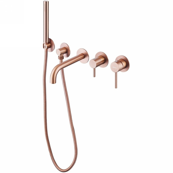 Смеситель для ванны Abber Wasser Kreis AF8130MRG Розовое золото матовое Смеситель для ванны Abber Wasser Kreis AF8130MRG Розовое золото матовое