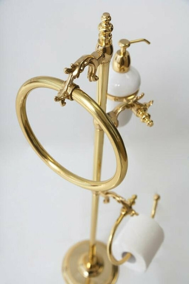 Напольная стойка Art&Max Barocco AM-2164-Do-Ant Античное золото Напольная стойка Art&Max Barocco AM-2164-Do-Ant Античное золото