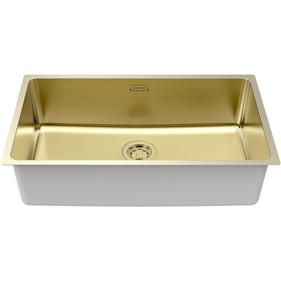 Кухонная мойка Paulmark Yuni 76 Uni YU76-LG Светлое золото Кухонная мойка Paulmark Yuni 76 Uni YU76-LG Светлое золото