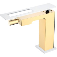 Смеситель для биде Boheme Q 146-GCR Золото Хром