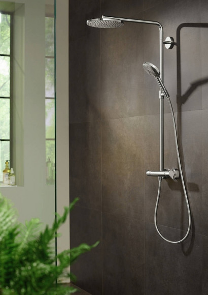 Душевая система Hansgrohe Raindance Select S 27633340 Черный Хром