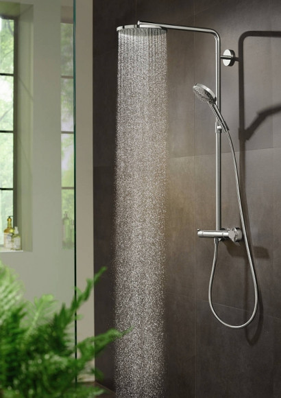 Душевая система Hansgrohe Raindance Select S 27633340 Черный Хром