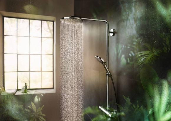 Душевая система Hansgrohe Raindance Select S 27633340 Черный Хром