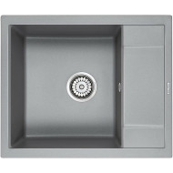 Кухонная мойка Paulmark Flugen 50-600 PM216050-GRM Серый металлик Кухонная мойка Paulmark Flugen 50-600 PM216050-GRM Серый металлик