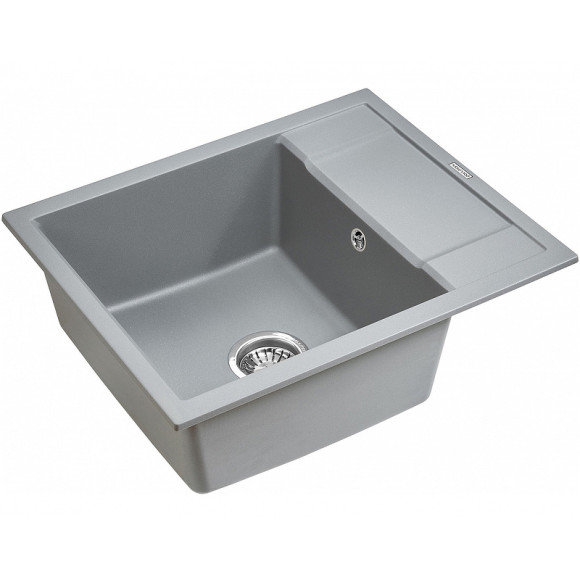 Кухонная мойка Paulmark Flugen 50-600 PM216050-GRM Серый металлик Кухонная мойка Paulmark Flugen 50-600 PM216050-GRM Серый металлик