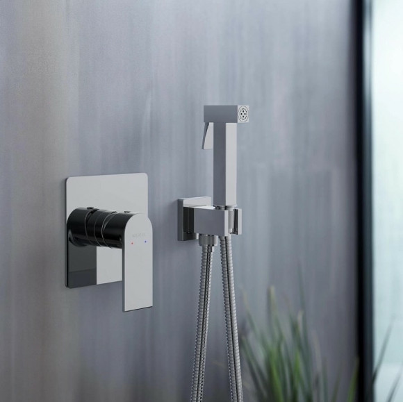 Гигиенический душ со смесителем Aquatek Лира AQ1419CR Хром Гигиенический душ со смесителем Aquatek Лира AQ1419CR Хром