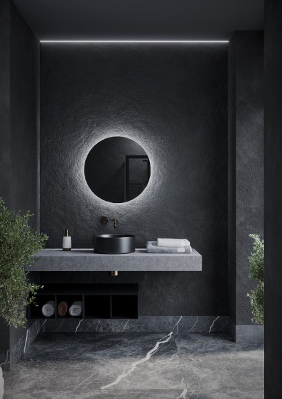 Зеркало Sancos Sfera 60 SF600 с подсветкой с сенсорным выключателем