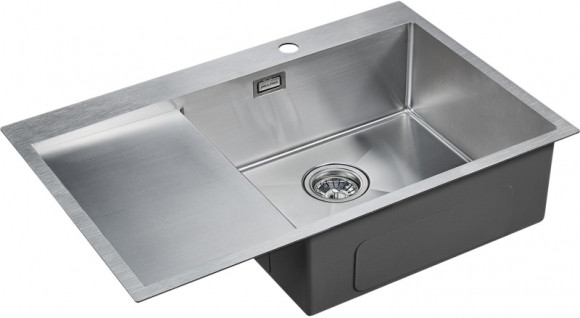 Кухонная мойка Paulmark Velten 78F PM807851-BSR Брашированная сталь Кухонная мойка Paulmark Velten 78F PM807851-BSR Брашированная сталь