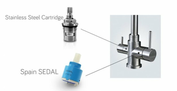 Смеситель для кухни BelBagno BB-LAM15-IN Сатин Смеситель для кухни BelBagno BB-LAM15-IN Сатин