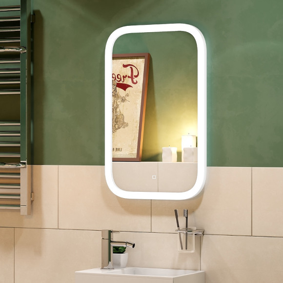 Зеркало Континент Mini 400х700 ЗЛП852 с подсветкой с сенсорным выключателем