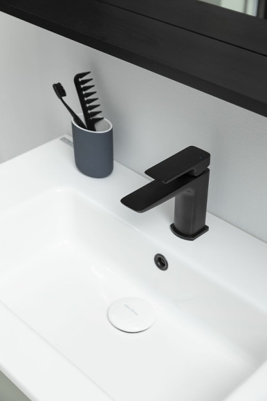 Смеситель для раковины Allen Brau Infinity 5.21001-31 Черный матовый Смеситель для раковины Allen Brau Infinity 5.21001-31 Черный матовый