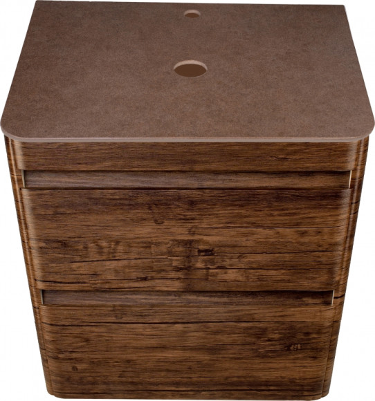 Тумба под раковину Style Line Атлантика Люкс Plus 60 СС-00002205 подвесная Старое дерево Тумба под раковину Style Line Атлантика Люкс Plus 60 СС-00002205 подвесная Старое дерево
