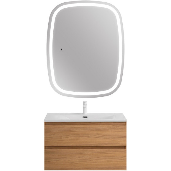 Тумба под раковину Cezares Molveno 90 MOLVENO-90-2C-SO-NC подвесная Noce Chiaro