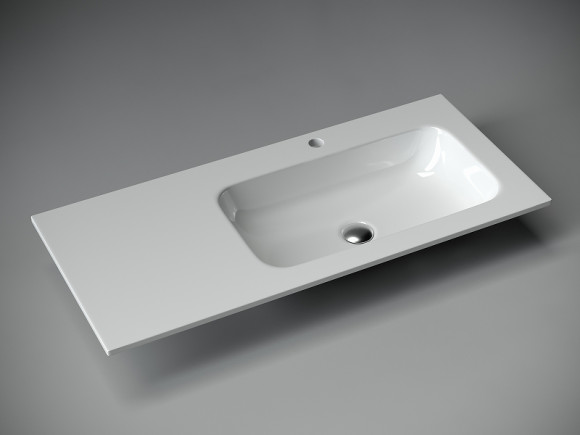 Раковина Ceramicanova Grace 100 R CN7015 Белая Раковина Ceramicanova Grace 100 R CN7015 Белая