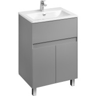 Тумба под раковину Aquaton Форест 60 1A278201FR4D0 Туманный серый
