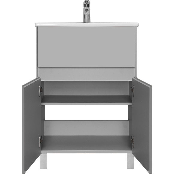 Тумба под раковину Aquaton Форест 60 1A278201FR4D0 Туманный серый