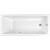 Акриловая ванна Whitecross Wave Slim 150x70 0111.150070.100.RELAX.CR с гидромассажем