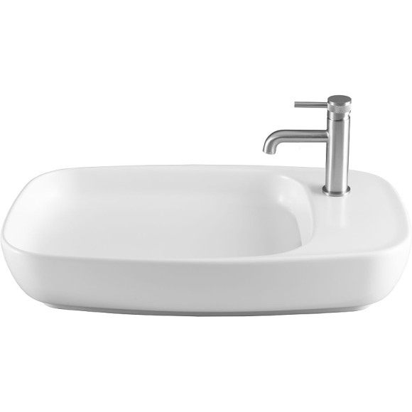 Раковина Allen Brau Liberty 2 70 4.32012.21 Белая матовая Раковина Allen Brau Liberty 2 70 4.32012.21 Белая матовая