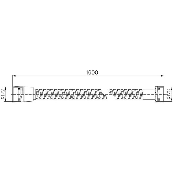 Душевой шланг Aquatek AQ2101CR Хром Душевой шланг Aquatek AQ2101CR Хром