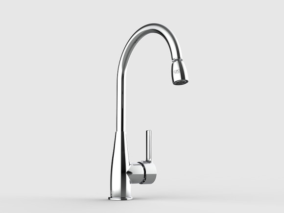 Смеситель для кухни GPD Solus MTE55 Хром