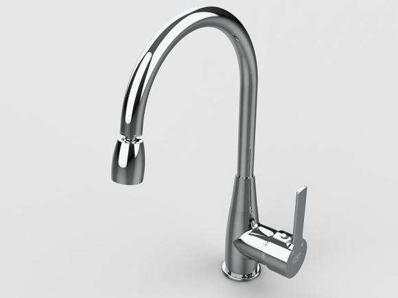 Смеситель для кухни GPD Solus MTE55 Хром