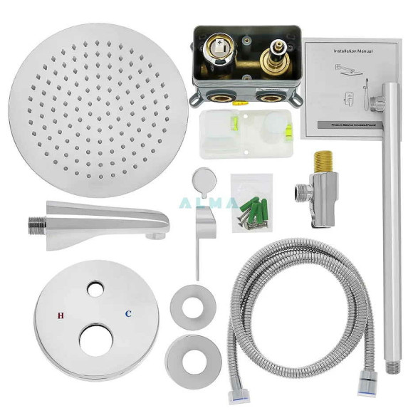 Душевая система ALMAes Marita TVZ-8839 Хром Душевая система ALMAes Marita TVZ-8839 Хром