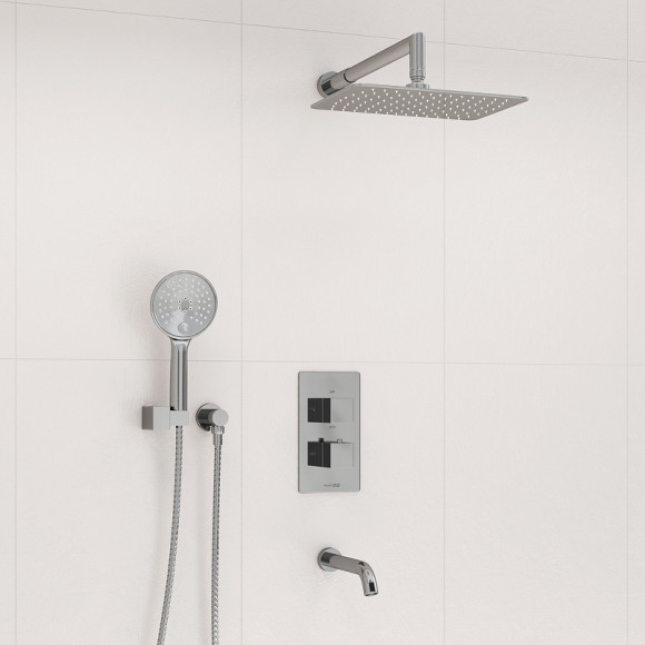 Душевая система WasserKRAFT Alme A171519 Thermo с термостатом Хром Душевая система WasserKRAFT Alme A171519 Thermo с термостатом Хром