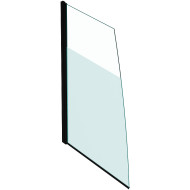 Шторка на ванну Jacob Delafon Serenity 90x145 E4933-BL профиль Черный матовый стекло матовое