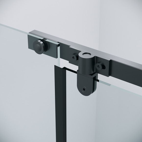 Душевая дверь Grossman Pragma 100 100.K33.03.100.21.00 профиль Черный матовый стекло прозрачное Душевая дверь Grossman Pragma 100 100.K33.03.100.21.00 профиль Черный матовый стекло прозрачное