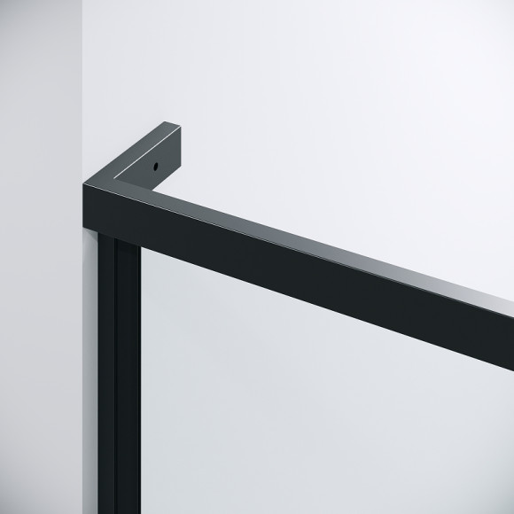 Душевая дверь Grossman Pragma 100 100.K33.03.100.21.00 профиль Черный матовый стекло прозрачное Душевая дверь Grossman Pragma 100 100.K33.03.100.21.00 профиль Черный матовый стекло прозрачное