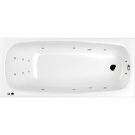 Акриловая ванна Whitecross Layla Slim 180x80 0122.180080.100.SMART.BR с гидромассажем Акриловая ванна Whitecross Layla Slim 180x80 0122.180080.100.SMART.BR с гидромассажем