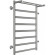 Водяной полотенцесушитель Terminus Хендрикс П8 500х800 бп500 4670078530417 с полкой Хром, боковое подключение, G 1" НР