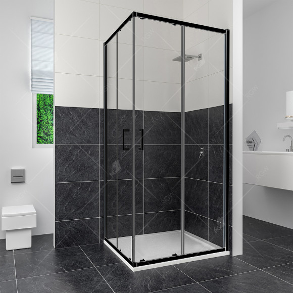 Душевой уголок RGW Classic CL-34B 80х80 32093488-14 профиль Черный стекло прозрачное Душевой уголок RGW Classic CL-34B 80х80 32093488-14 профиль Черный стекло прозрачное