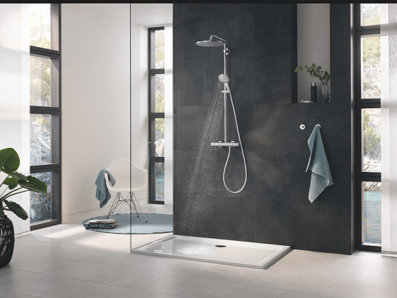 Душевая система Grohe Rainshower SmartActive 310 26647000 с термостатом Хром Душевая система Grohe Rainshower SmartActive 310 26647000 с термостатом Хром