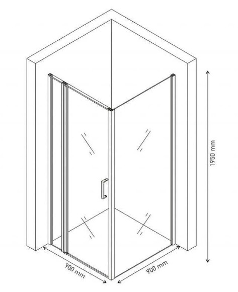 Душевой уголок Berges Urban 90х90 061011 профиль Хром стекло прозрачное Душевой уголок Berges Urban 90х90 061011 профиль Хром стекло прозрачное