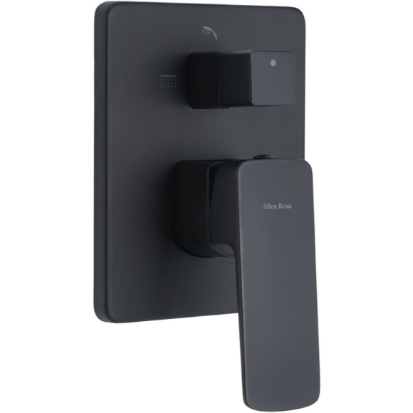 Смеситель для душа Allen Brau Infinity 5.21014-31 Черный матовый Смеситель для душа Allen Brau Infinity 5.21014-31 Черный матовый