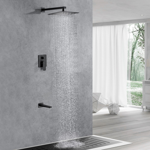 Смеситель для душа Allen Brau Infinity 5.21014-31 Черный матовый Смеситель для душа Allen Brau Infinity 5.21014-31 Черный матовый