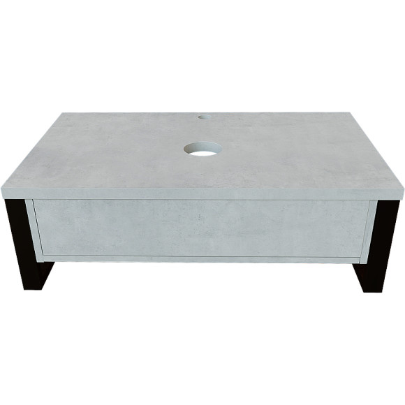 Тумба под раковину 1MarKa Grunge Loft 70П Ц0000015938 подвесная Бетон светлый