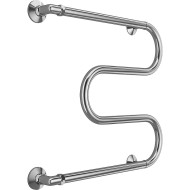 Водяной полотенцесушитель Terminus М-образный (3/4) 500х500 4620768880490 Хром, боковое подключение, G 3/4" НР