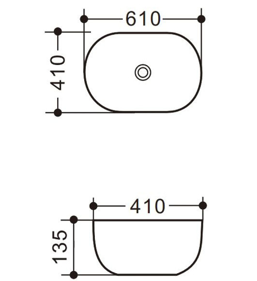 Раковина-чаша Art&Max 61 AM5415-W Белая Раковина-чаша Art&Max 61 AM5415-W Белая