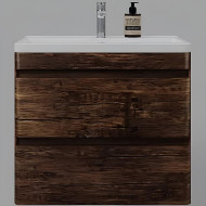 Тумба под раковину Style Line Атлантика 70 Люкс Plus СС-00002340 подвесная Старое дерево Тумба под раковину Style Line Атлантика 70 Люкс Plus СС-00002340 подвесная Старое дерево