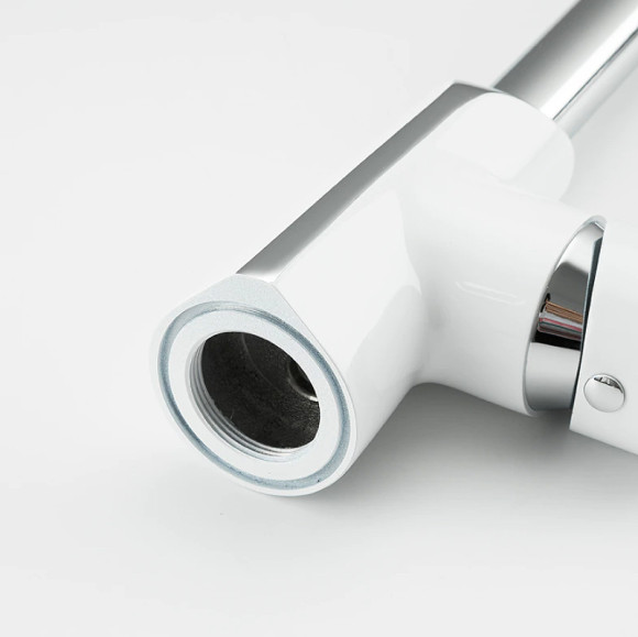 Смеситель для кухни Gappo G03-8 G4003-8 Белый Хром